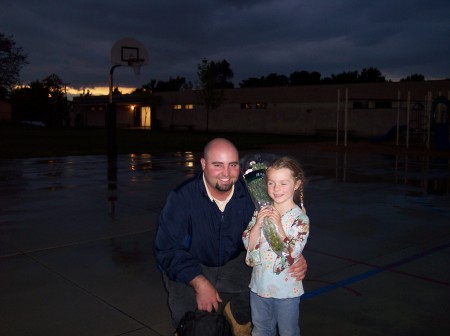 My oldest Son, Mark Jr and my Grand-daughter Kayleigh (4 1/2 yr)