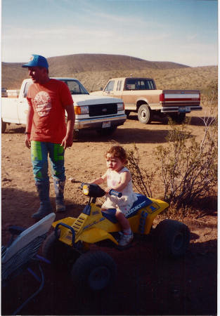 MY DAUGHTER AND I, AMA D-37 RACE 1990