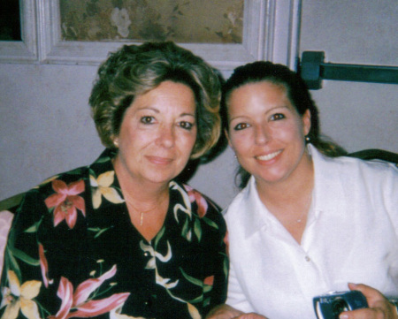 Mom and me somewhere in the late 90s