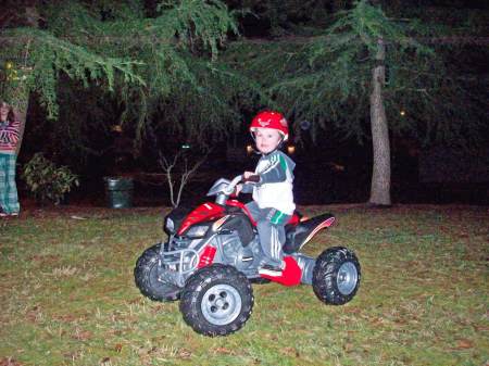 Josh on his quad