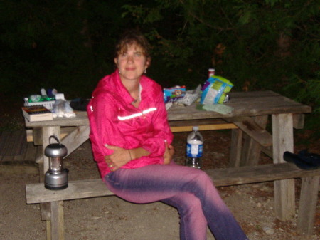 This is me camping with my husband in Tobermory, Ontario a week ago!
