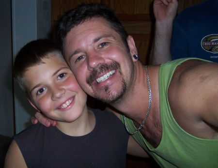 Me and my son, Brandon (one of the twins)