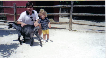 Alex, Billie (Goat) and I in 2000