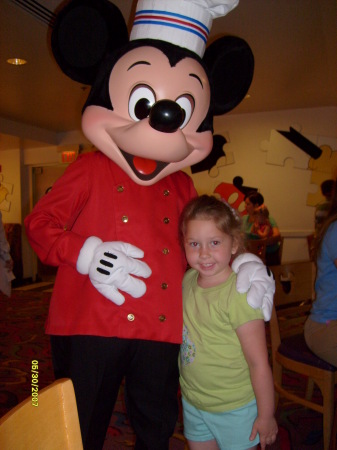 Piper with Mickey Mouse