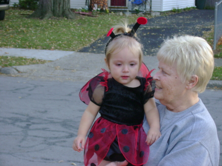 My mom and daughter