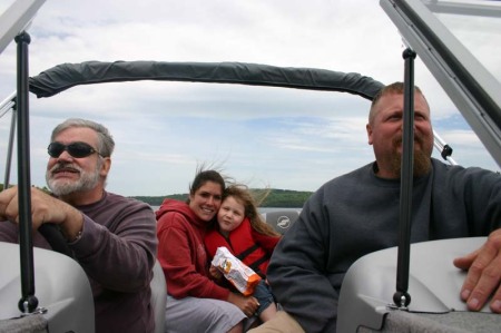 Boating on Androscoggin Lake