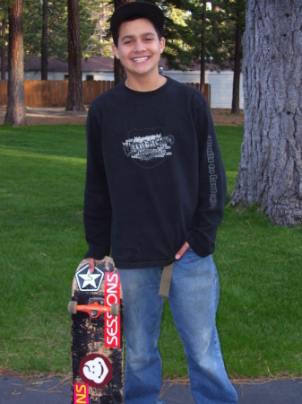 My skateboard king - age 15