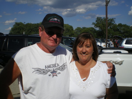 My husband and me at Kenny Chesney Concert