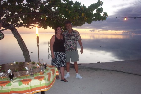 luau at sunset - bring on the roast pig!