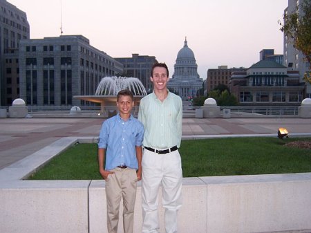 My two boys, Colton and Jason (the miracle child)!