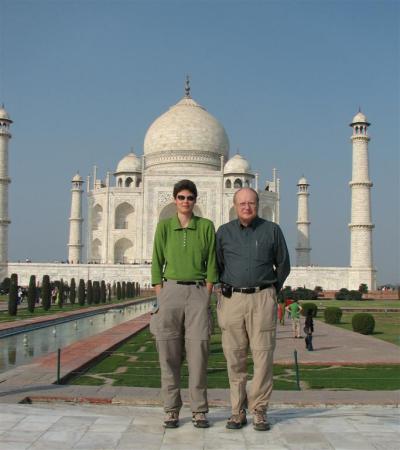 Margy & Jim at Taj Mahal