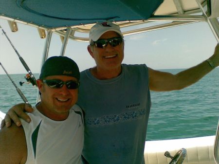 Me and cous..T. Brad July 4th Fl. fishing!