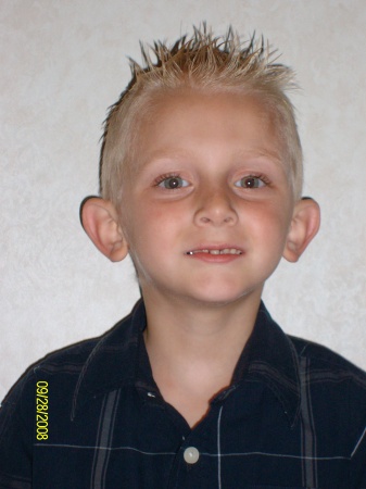 my handsome son Hunter age 6