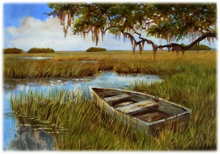 Lowcountry View - Commission Painting