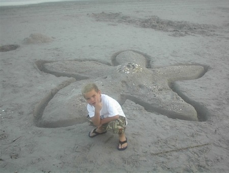 William Teague at Beach