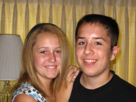My beautiful Children, Meeghan and Trevor 7/07 ages 13 and 15