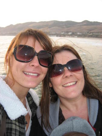 My sissy and I in Pismo