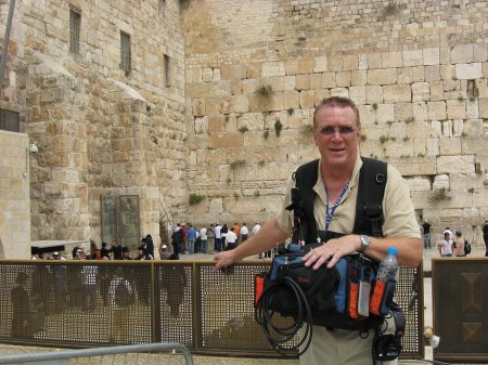 Rob in Jerusalem at the Wailing Wall, April 20