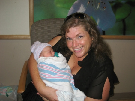 Proud new aunty with Angelina Marie, born July 2007