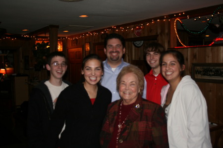 My mom and her Grandkids on her 79th birthday