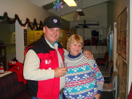 Inside the Ski Patrol building