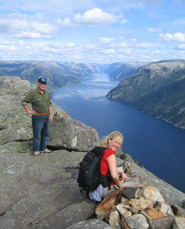 Fjord overlook; Stavanger, Norway