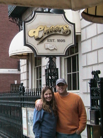 Heather and I in Beantown
