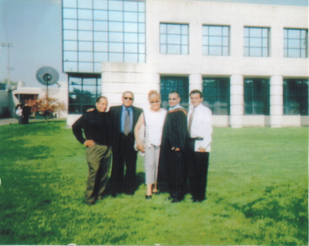 The Pere'z family at SIU,N.Y(Javi graduation)