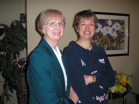 Mom and I on Mother's Day Saturday 2007 (beating the rush).