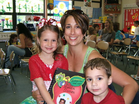 My kids and I at last day of school