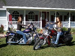 Our girls, Christmas 07