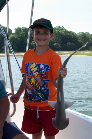 Cameron Caught a Big Shark