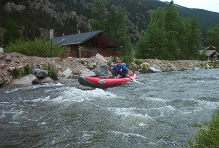 Kayaking on Clear Creek
