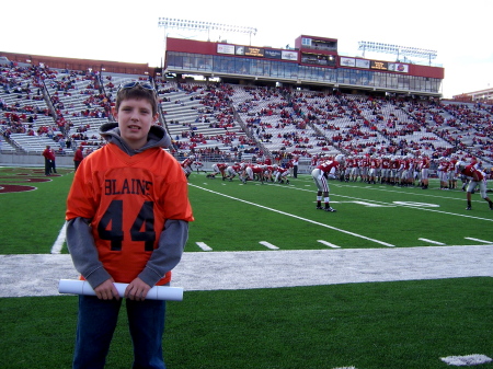 Son James at WSU vs. ASU games 2007