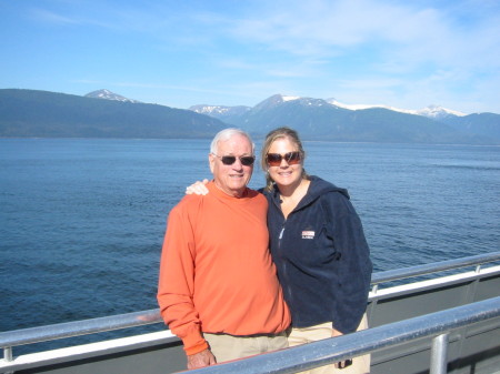 Sophia and Papa Jack in Alaska