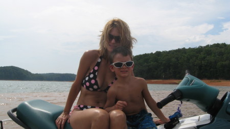 Penny and Justin at the lake