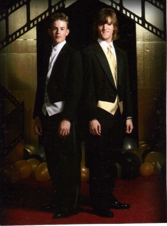 Brad & Justin at Prom