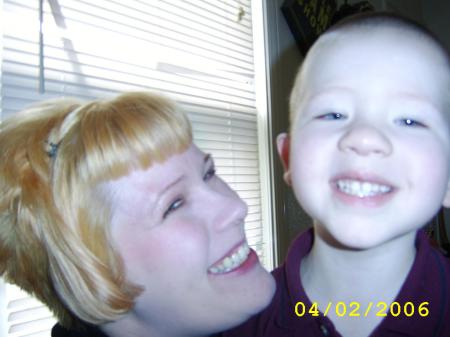 Colin (3yrs old) and me