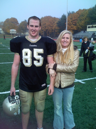 Cody  Captain of the Football Team and me.