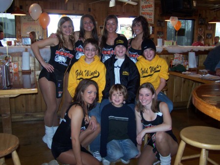 My son Michael  & Shayler w/ the Hooter Girls