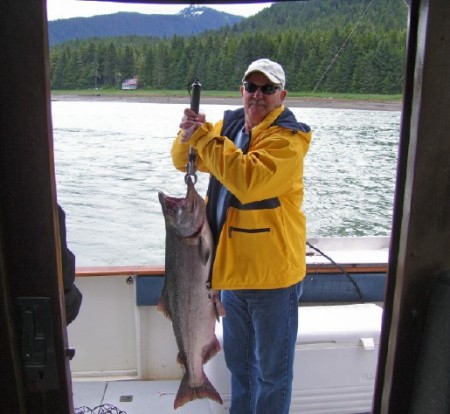 Jack fishing in Juneau/ cruise to Alaska 07