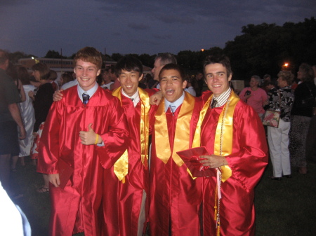 My son Eddie & grads from HTHS June '08