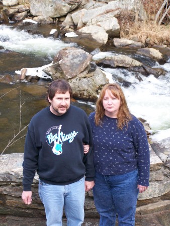 I was scared, standing on ice at Linville Fall