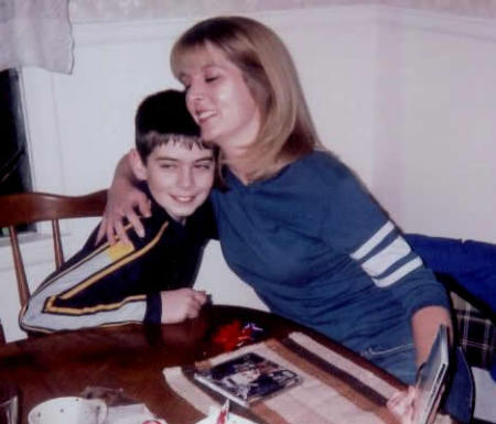 Jenny and my stepson Cameron (old pic)