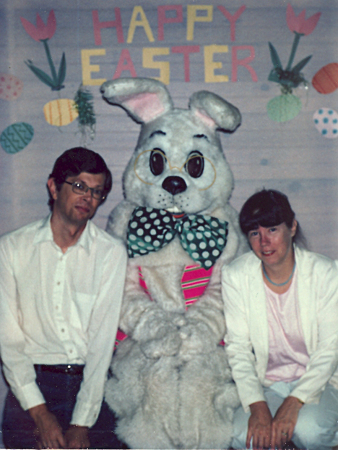 Easter Bunny, Charles & Suzi