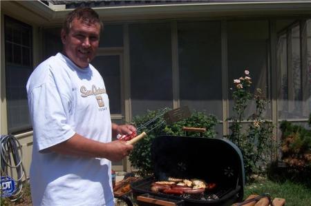 John Grilling At Pool