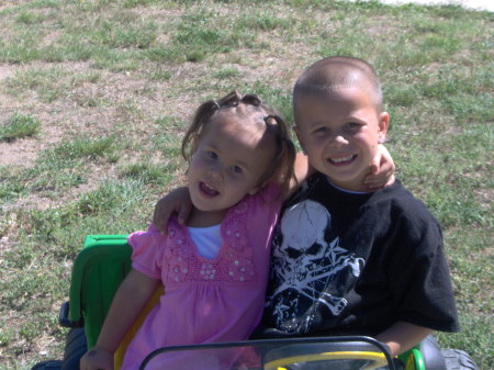 Kiana (my daughter) & Justin (my oldest son)