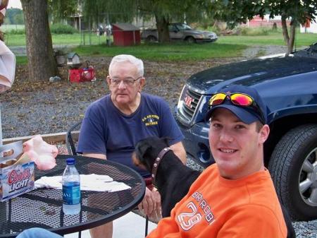 Tyler and my dad/ his grandpop