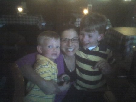 Dawn with 2 of our nephews