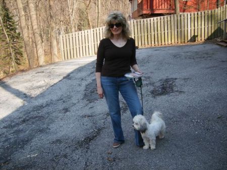 Jackie and Penny her "Cavachon"